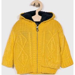 Blukids - Kurtka dziecięca 68-92 cm. Żółte kurtki chłopięce Blukids, bez wzorów, z poliesteru, krótkie, bez kaptura. W wyprzedaży za 79,90 zł.
