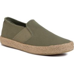 Espadryle LANETTI - MF19070-1 Khaki. Zielone espadryle męskie Lanetti, na co dzień, bez wzorów, z tworzywa sztucznego, bez zapięcia. W wyprzedaży za 54,99 zł.