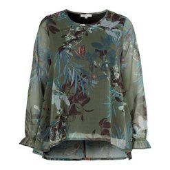 Zhenzi Tunika Kobo khaki we wzory female zielony/ze wzorem 58/60 (XXL). Zielone tuniki damskie Zhenzi, na imprezę, s, bez wzorów, z wiskozy, z okrągłym kołnierzem, bez rękawów. Za 279,00 zł.