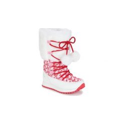 Śniegowce Dziecko Agatha Ruiz de la Prada 181981 APRES SKI. Białe kozaki dziewczęce marki Agatha Ruiz de la Prada, bez wzorów, bez obcasa. Za 199,20 zł.