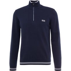 BOSS ATHLEISURE ZIMEX Sweter navy. Niebieskie swetry klasyczne męskie marki BOSS Athleisure, m. Za 579,00 zł.