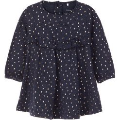 Sukienka "Odessa" w kolorze granatowym. Niebieskie sukienki niemowlęce name it girls, bez wzorów, z bawełny, bez rękawów, midi, rozkloszowane. W wyprzedaży za 35,95 zł.