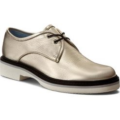 Oxfordy POLLINI - SA10113G11TG0110 W.Shoe. Żółte jazzówki damskie marki Pollini, na płaskiej podeszwie. W wyprzedaży za 649,00 zł.