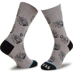 Skarpety Wysokie Unisex STANCE - Bless Up M556C18BLU Grey. Szare skarpetki damskie marki Stance, z elastanu. Za 69,00 zł.