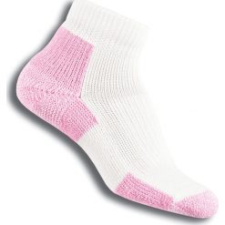 Skarpety sportowe damskie THORLOS FG PINK DISTANCE WALKING / DWMXW-235. Różowe skarpetki damskie Thorlos, bez wzorów. Za 55,00 zł.