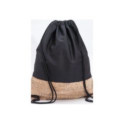 Worek z korkiem. Plecaki damskie Gawka made by hand, bez wzorów, z bawełny. Za 55,00 zł.