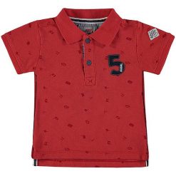 T-shirty chłopięce z krótkim rękawem: Koszulka polo w kolorze czerwonym