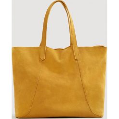 Shopper bag damskie: Mango – Torebka skórzana Julia
