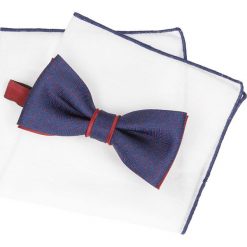 Mucha special granatowy classic 215. Niebieskie muszki męskie marki Recman, bez wzorów. Za 39,00 zł.
