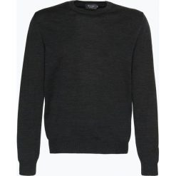 März - Męski sweter z wełny merino, szary. Szare swetry klasyczne męskie März, m, z wełny, z klasycznym kołnierzykiem. Za 399,95 zł.