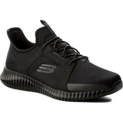 Buty SKECHERS - Elite Flex 52640/BBK Black. Czarne buty sportowe męskie Skechers, ze skóry ekologicznej, bez zapięcia, na fitness i siłownię. W wyprzedaży za 219,00 zł.