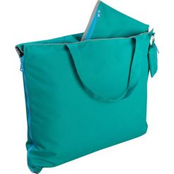 Shopper bag damskie: Torba wielofunkcyjna w kolorze turkusowym – 57 x 45 cm