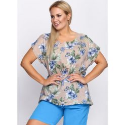 Bluzki, topy, tuniki: Beżowy T-shirt Buoyant