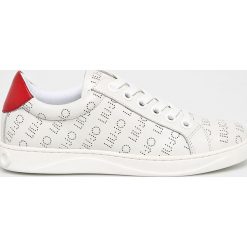 Liu Jo - Buty. Białe buty sportowe damskie Liu Jo, bez wzorów, ze skóry, sportowe. Za 649,90 zł.