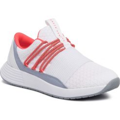 Buty UNDER ARMOUR - Ua W Breathe Lace 3019973-104 Wht. Białe buty sportowe damskie Under Armour, bez wzorów, ze skóry, sportowe, na fitness i siłownię. W wyprzedaży za 239,00 zł.