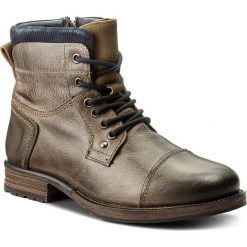 Botki męskie: Kozaki LANQIER - 41A806 Khaki