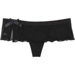 Stringi mini bonprix czarny. Czarne stringi damskie marki bonprix, z bawełny. Za 22,99 zł.