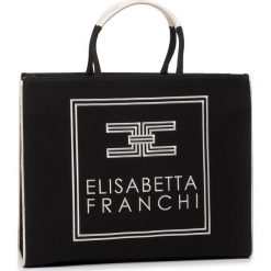 Torebka ELISABETTA FRANCHI - BS-01A-01E2-V289 Nero/Burro 685. Czarne torebki klasyczne damskie z materiału, eleganckie. Za 1299,00 zł.