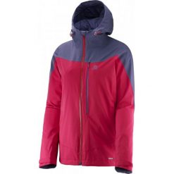 Salomon Kurtka La Cote Jkt W Lotus Pink/Artist Grey-X S. Różowe kurtki sportowe damskie marki Salomon, s. W wyprzedaży za 549,00 zł.