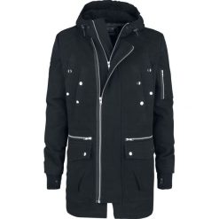 Poizen Industries Parole Coat Płaszcz czarny. Czarne płaszcze męskie marki Poizen Industries, l, z materiału. Za 284,90 zł.