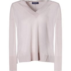 Sweter w kolorze beżowym. Brązowe swetry damskie Stefanel, l, z kaszmiru. W wyprzedaży za 449,95 zł.