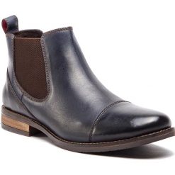 Sztyblety LASOCKI FOR MEN - MI07-C436-452-01 Granatowy. Niebieskie sztyblety męskie Lasocki For Men, ze skóry, bez zapięcia. Za 199,99 zł.