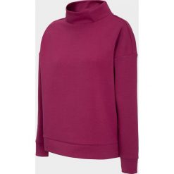 Bluza damska BLD608 - burgund - Outhorn. Czerwone bluzy damskie Outhorn, bez wzorów, z krótkim rękawem, krótkie, bez kaptura. W wyprzedaży za 99,99 zł.
