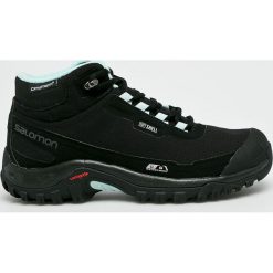 Salomon - Buty Shelter Cs Wp W. Czarne buty trekkingowe damskie marki Salomon. W wyprzedaży za 479,90 zł.