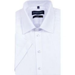 Koszula FABIO KKBS000044. Białe koszule męskie Giacomo Conti, m, bez wzorów, z bawełny, eleganckie, z klasycznym kołnierzykiem, z krótkim rękawem. Za 99,00 zł.