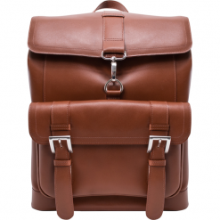 HAGEN (Brown). Brązowe torby męskie skórzane Mcklein, bez wzorów, ze skóry, eleganckie. Za 899,00 zł.