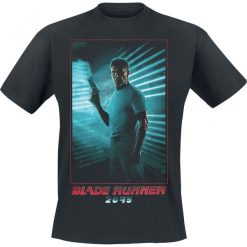 T-shirty męskie z nadrukiem: Blade Runner 2049 – Deckard Full Red T-Shirt czarny