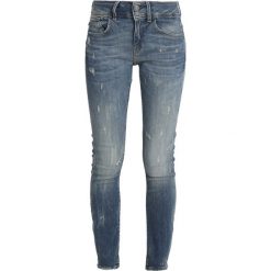 GStar LYNN MID SKINNY ANKLE Jeans Skinny Fit vintage medium aged destroy. Szare jeansy damskie marki G-Star, bez wzorów, z elastanu. Za 609,00 zł.