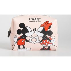 Kosmetyczka Mickey Mouse - Różowy. Różowe kosmetyczki damskie marki Sinsay, z motywem z bajki. Za 19,99 zł.