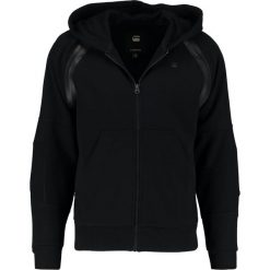 GStar RACKAM HOODED ZIP SW L/S Bluza rozpinana black. Czarne bluzy męskie marki G-Star, s, z bawełny. W wyprzedaży za 489,30 zł.