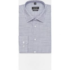 Koszula coviva 2971 długi rękaw custom fit granatowy. Niebieskie koszule męskie Recman, m, bez wzorów, bez kołnierzyka, z długim rękawem. Za 169,00 zł.