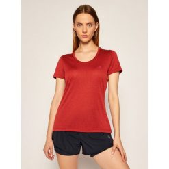 Koszulka techniczna Salomon Agile Ss Tee LC1409900. Czerwone koszulki damskie polo Salomon, xs, bez wzorów, polo, bez rękawów, bez kaptura. Za 109,00 zł.