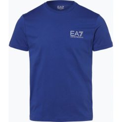 T-shirty męskie: EA7 – T-shirt męski, niebieski