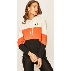 Under Armour - Bluza. Bluzy damskie Under Armour, s, z nadrukiem, z bawełny, bez rękawów, z kapturem. W wyprzedaży za 179,90 zł.