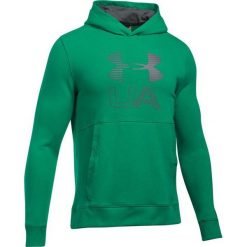 Bejsbolówki męskie: Under Armour Bluza męska Threadborne Graphic Hoodie zielona r. XXL (1299143-933)