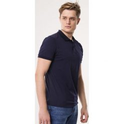 Granatowa Koszulka Par. Czarne koszulki męskie Born2be, xl, bez wzorów, z dzianiny, bez rękawów. Za 49,99 zł.