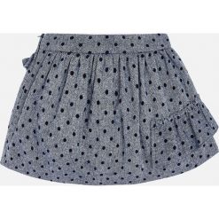 Mayoral - Spódnica dziecięca 92-134 cm. Niebieskie spódniczki dziewczęce Mayoral, bez wzorów, z bawełny, mini, rozkloszowane. W wyprzedaży za 69,90 zł.