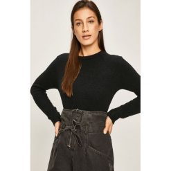 Answear - Sweter. Czarne swetry damskie ANSWEAR, s, bez wzorów, z elastanu, bez rękawów, bez kaptura. W wyprzedaży za 69,90 zł.