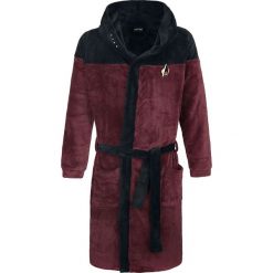 Star Trek Picard Szlafrok czerwony/czarmy. Czerwone szlafroki męskie marki Star Trek, s, z aplikacjami. Za 199,90 zł.