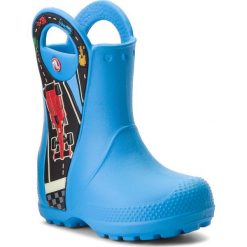 Kalosze chłopięce: Kalosze CROCS – Handle It Graphic Boot Kids 204976 Ocean