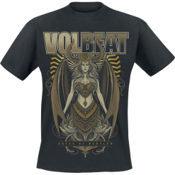 Volbeat Babylon Goddess T-Shirt czarny. Czarne koszulki męskie marki Volbeat, l, bez wzorów, bez kołnierzyka. Za 74,90 zł.