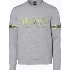 Bluzy męskie: BOSS Athleisure – Męska bluza nierozpinana – Salbonic, szary