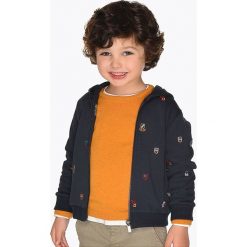Mayoral - Bluza dziecięca 92-134 cm. Niebieskie bluzy chłopięce Mayoral, bez wzorów, z elastanu, bez rękawów, z kapturem. W wyprzedaży za 99,90 zł.