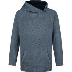 Bluzy męskie: Urban Surface Raglan Zip Hoodie Bluza z kapturem niebieski