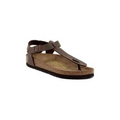 Sandały Birkenstock KAIRO MOCCA. Brązowe sandały damskie Birkenstock, bez wzorów, bez obcasa, bez zapięcia. Za 369,29 zł.