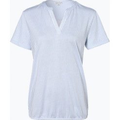 Marie Lund - T-shirt damski, niebieski. Niebieskie t-shirty damskie Marie Lund, xs, w paski, z bawełny, bez kołnierzyka. Za 99,95 zł.